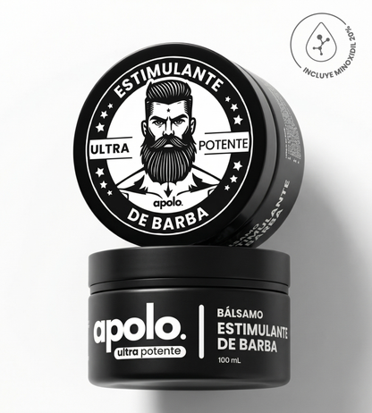(COMPRA 1 Y LLEVATE 2) Bálsamo para Crecimiento de Barba Ultra Potente con Minoxidil 20%
