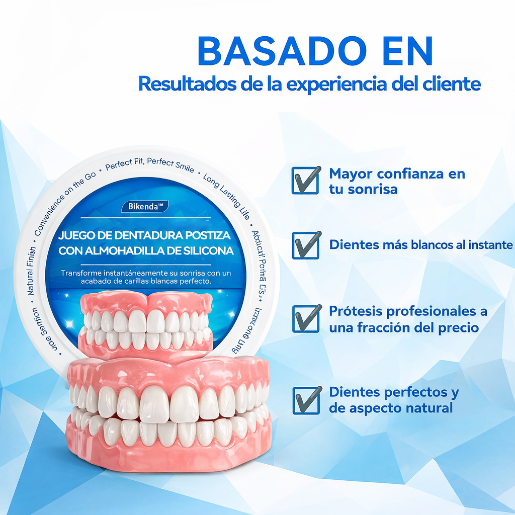 Bikenda™ - Prótesis dental de silicona 🦷😁